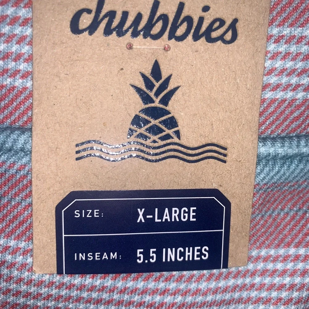 Chubbies The Stripes Hype Lined Lounge Shorts. XL. 5.5